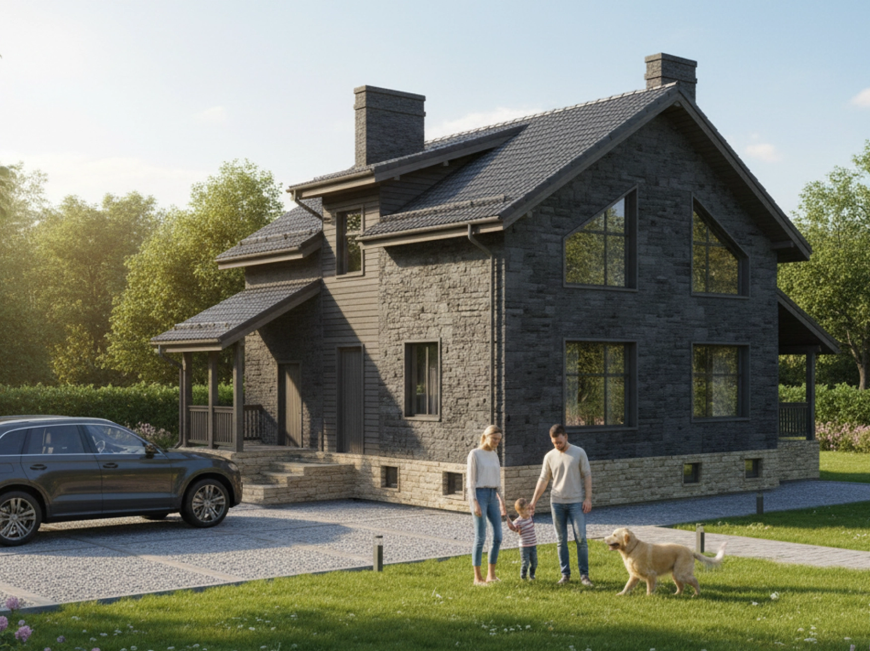 Проект дома из газобетона до 250м²