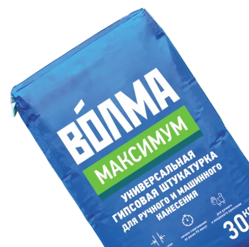 Штукатурка "Волма-Максимум" ручного и машинного нанесения, 30кг