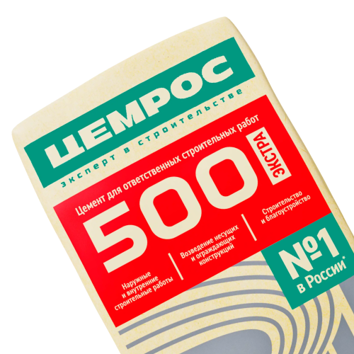 Цемент Цемрос М-500 50 кг