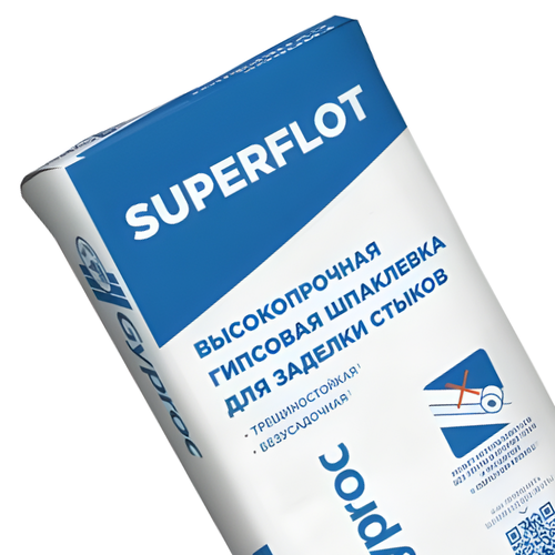 Шпаклевка гипсовая ГИПРОК SUPERFLOT 20КГ