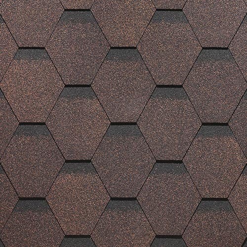 Docke Гибкая черепица STANDARD СОТА Коричневый